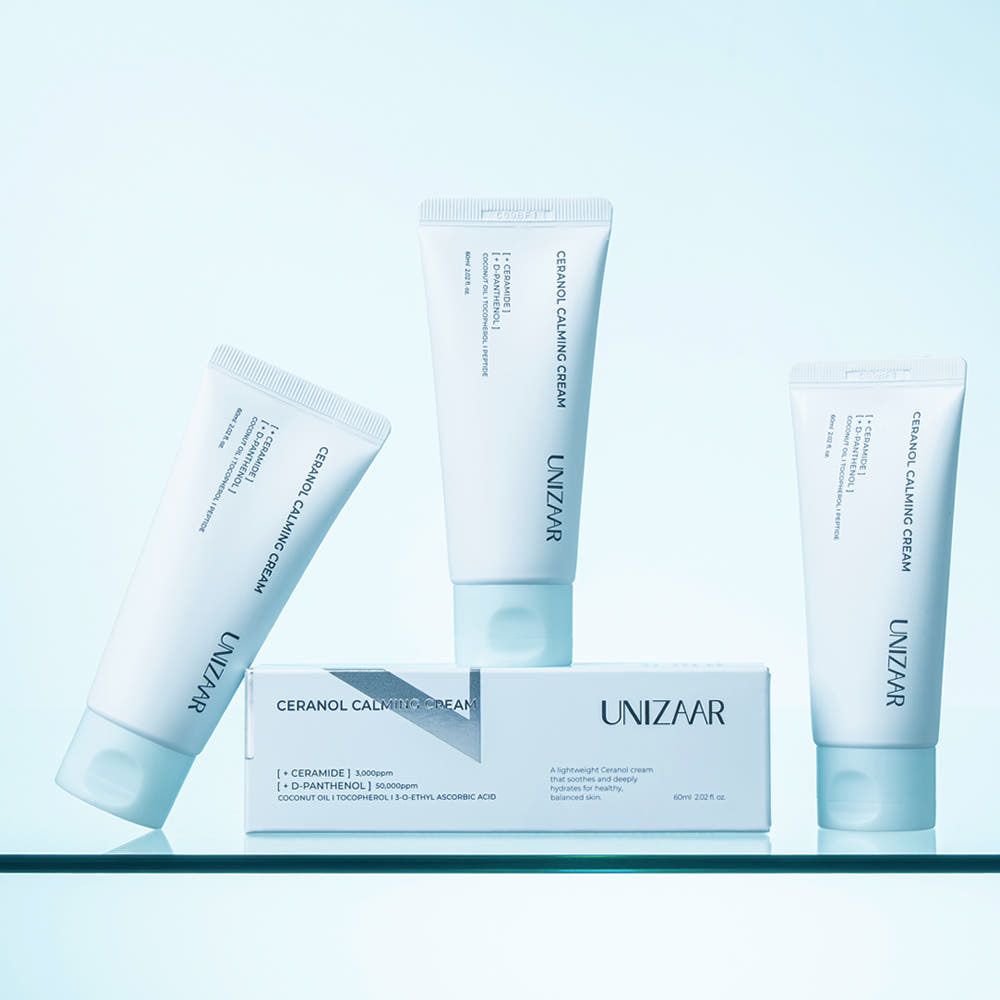 UNIZAAR Ceranol Calming Cream 60ml Ceramide Panthenol Moisturizing Firming Brightening Korean Face Cream _ Made in KOREA